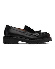 Dries Van Noten Black Tassel Loafers