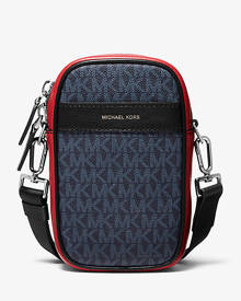 Michael Kors Mens Greyson Logo Smartphone Crossbody Bag