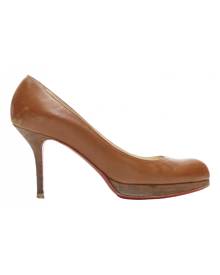 Christian Louboutin brown Leather Heels