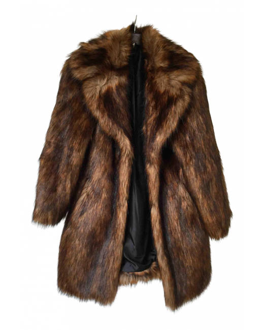 Topshop Women's Faux Fur Coats - Clothing