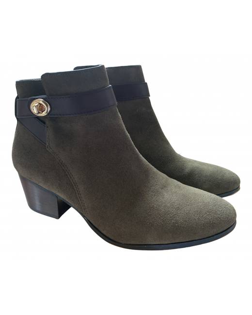 coach suede booties