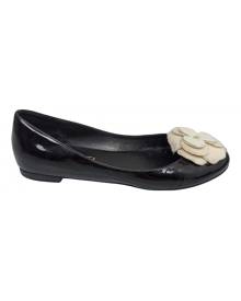 Chanel black Patent leather Ballet Flats