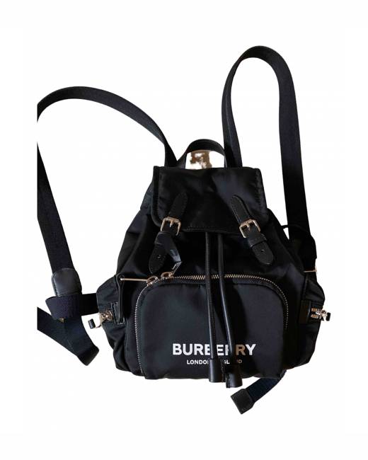 burberry black backpack