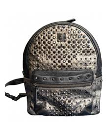 Mcm \N Metallic Leather Backpack for Women