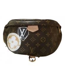 Bum bag / sac ceinture leather weekend bag Louis Vuitton Brown in