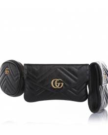 Gucci \N Black Leather Belt Bag for Men