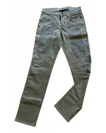 Jeckerson \N Green Cotton Trousers for Men