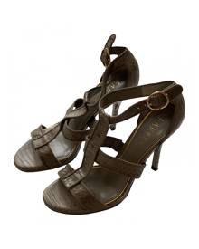 Ralph Lauren beige Leather Sandals