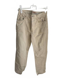 Jeckerson beige Cotton Trousers