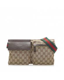 Gucci \N Brown Cloth Belt Bag for Men