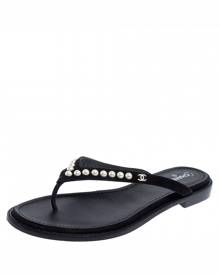 Chanel \N Black Suede Sandals for Women