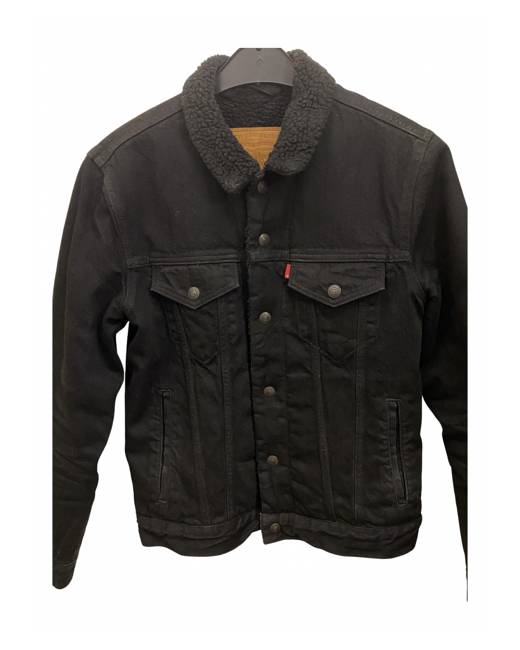 levis denim moto jacket