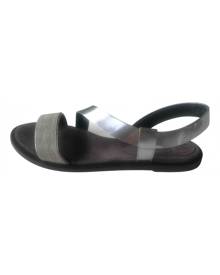 Brunello Cucinelli silver Leather Sandals