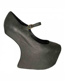 Jeffrey Campbell \N Black Leather Heels for Women
