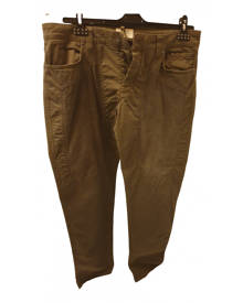 Jeckerson \N Green Cotton Trousers for Men