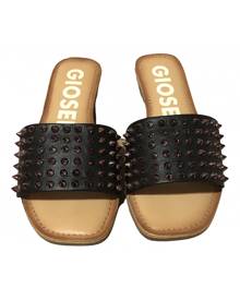 Gioseppo \N Black Leather Sandals for Women