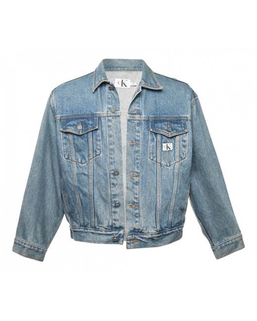 calvin klein jean jacket mens