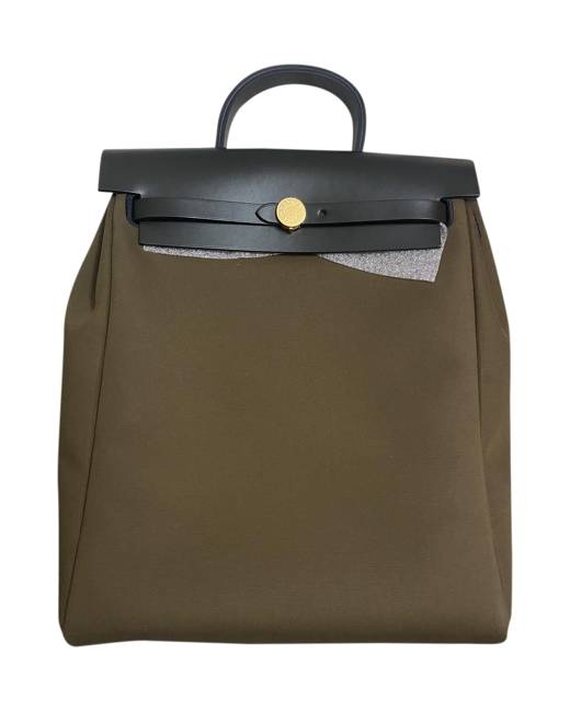 hermes canvas travel bag