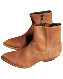 Saint Laurent camel Leather Boots