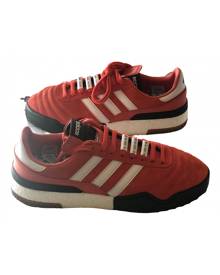 Adidas Originals x Alexander Wang red Leather Trainers