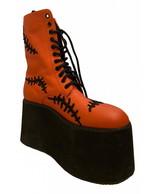 Orange boots outlet womens