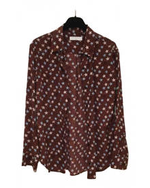 Sandro burgundy Silk Tops