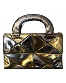 Miu Miu gold Patent leather Handbags