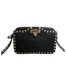 Valentino Garavani black Leather Handbags
