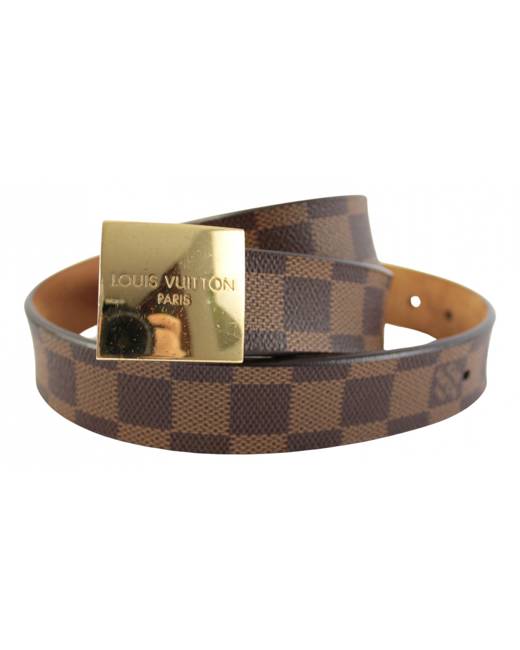 Louis Vuitton 2010s pre-owned engraved-logo Buckle Belt - Farfetch