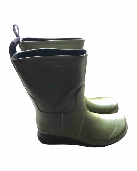 green rain boots cheap