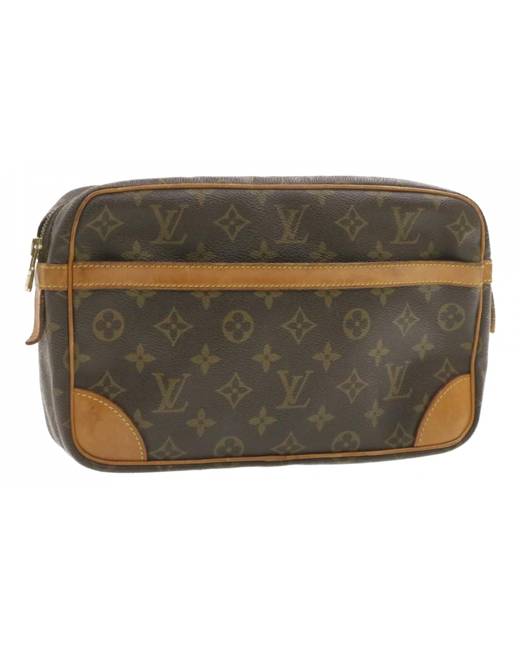 Louis Vuitton Pre-owned Women's Fabric Clutch Bag - Brown - One Size