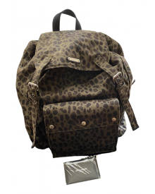 Saint Laurent City Backpack Black Cotton bag for Men \N Saint Laurent City Backpack Black Cotton bag for Men \N