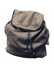 Stella Mccartney Falabella Grey Vegan leather backpack for Women \N Stella Mccartney Falabella Grey Vegan leather backpack for Women \N