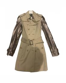 Burberry metallic Leather Coats