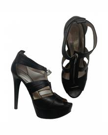 Michael Kors black Leather Sandals