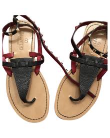 Valentino Garavani black Leather Sandals