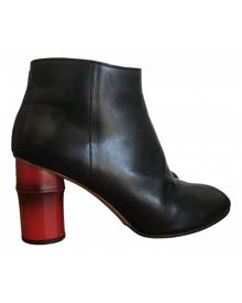 Acne Studios black Leather Ankle Boots