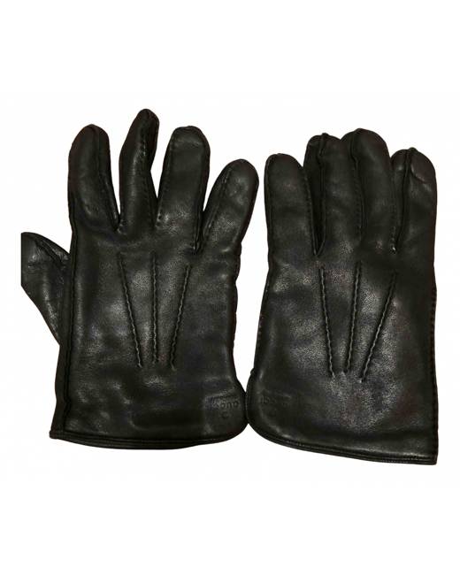 gucci leather gloves for men