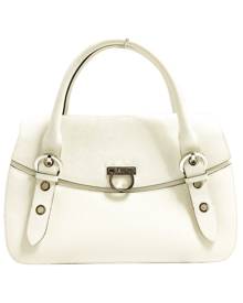 Salvatore Ferragamo white Leather Handbags