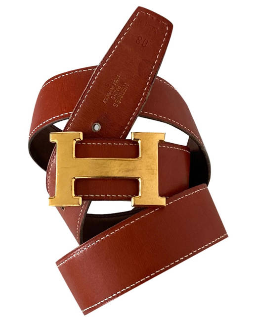 hermes belt brown