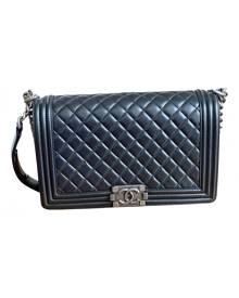 Chanel Boy Black Leather handbag for Women \N