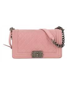 Chanel Boy Pink Leather handbag for Women \N