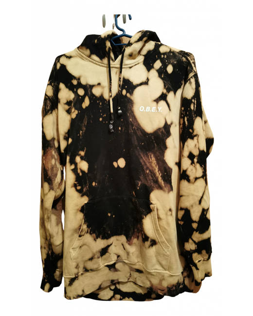 Obey bleach spill discount hoodie