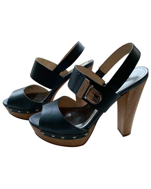 COACH Women's Margot Kitten-Heel Slide Sandals - Macy's