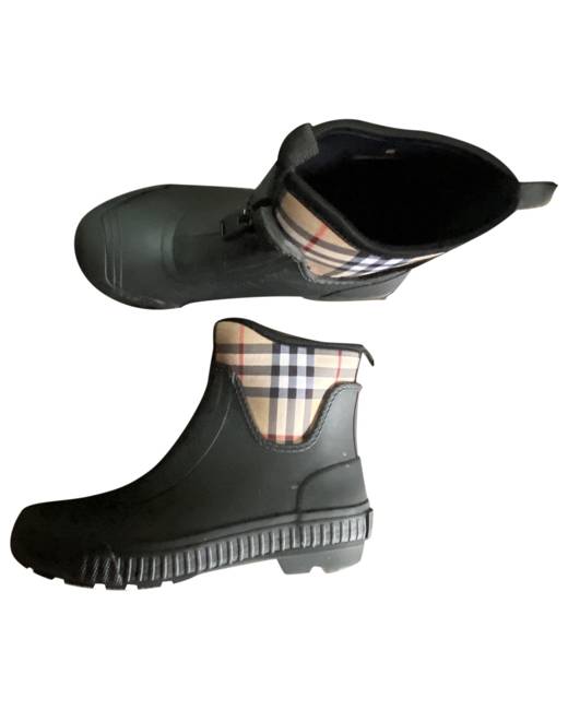 burberry short rain boots