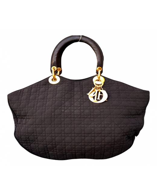 Dior Black Oblique Pouch Cloth Cloth ref.1006979 - Joli Closet