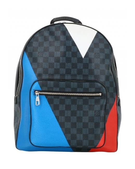 colorful louis vuitton white backpack