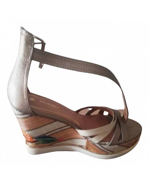 LADIES JLF107 LAUREL WEDGE SANDAL in ROSE