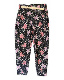 Isabel Marant \N Multicolour Cotton Trousers for Women 38 FR Isabel Marant \N Multicolour Cotton Trousers for Women 38 FR