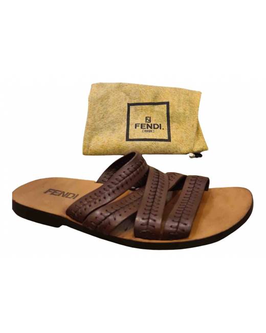 Fendi flip flops online mens